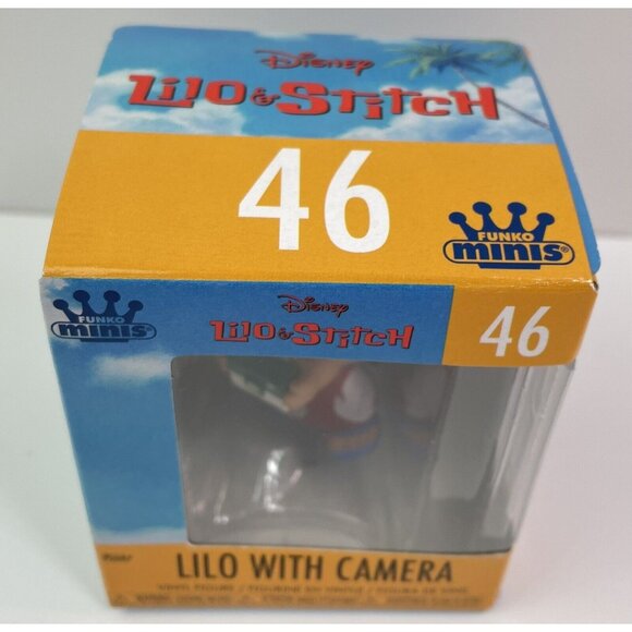 FUNKO MINIS DISNEY LILO & STITCH ~LILO WITH CAMERA~ VINYL FIGURE~3” (#8826) - Picture 3 of 9